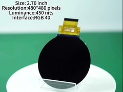 480*480 Hiển thị TFT độ phân giải cao tùy chỉnh 2.76 Inch RGB TFT